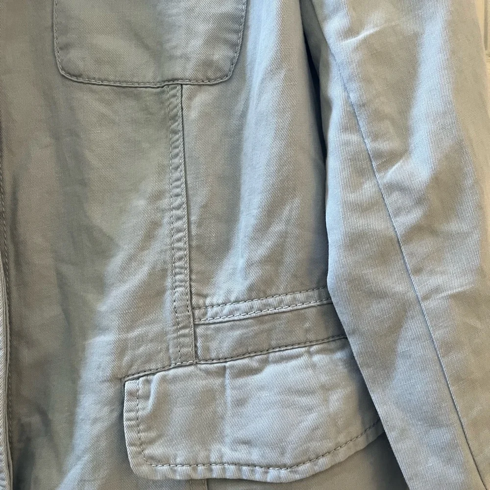 Talbots Light Blue Utility Jacket - Picture 3 of 5